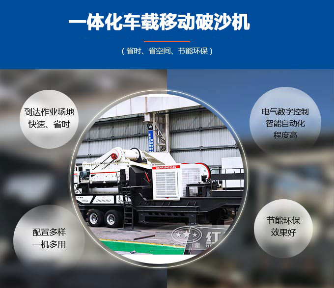 一體化車載移動破沙機(jī)優(yōu)勢多