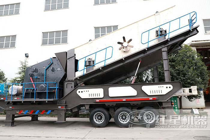 輪胎式建筑垃圾移動破碎篩分機(jī)