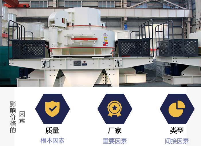 制砂機價格影響因素
