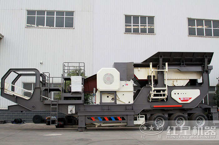 可移動柴油機(jī)石頭破碎機(jī)