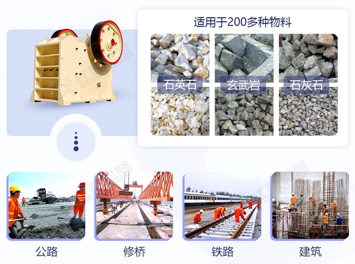 細(xì)顎破碎機應(yīng)用范圍