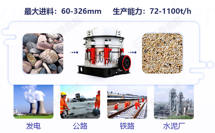 鵝卵石破碎機適用領(lǐng)域