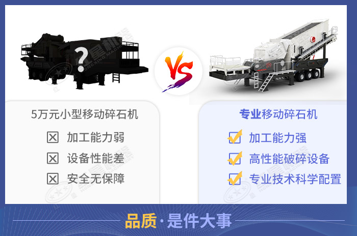 專業(yè)移動(dòng)碎石機(jī)品質(zhì)更高，物有所值